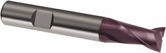 Guhring - 12mm, 22mm LOC, 12mm Shank Diam, 83mm OAL, 3 Flute, Solid Carbide Square End Mill - Single End, FIREX Finish, Spiral Flute, 30° Helix, Right Hand Cut, Right Hand Flute, Series 3364 - Americas Industrial Supply