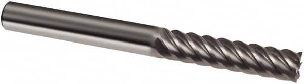 Guhring - 16mm, 65mm LOC, 16mm Shank Diam, 150mm OAL, 6 Flute, Solid Carbide Square End Mill - Single End, Uncoated, Spiral Flute, 45° Helix, Right Hand Cut, Right Hand Flute, Series 3312 - Americas Industrial Supply