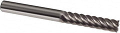 Guhring - 12mm, 45mm LOC, 12mm Shank Diam, 150mm OAL, 6 Flute, Solid Carbide Square End Mill - Single End, Uncoated, Spiral Flute, 45° Helix, Right Hand Cut, Right Hand Flute, Series 3312 - Americas Industrial Supply