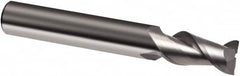 Guhring - 14mm, 22mm LOC, 14mm Shank Diam, 83mm OAL, 2 Flute, Solid Carbide Square End Mill - Single End, Uncoated, Spiral Flute, 45° Helix, Right Hand Cut, Right Hand Flute, Series 3309 - Americas Industrial Supply