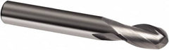 Guhring - 10mm, 19mm LOC, 10mm Shank Diam, 72mm OAL, 2 Flute, Solid Carbide Square End Mill - Single End, Uncoated, Spiral Flute, 30° Helix, Right Hand Cut, Right Hand Flute, Series 3308 - Americas Industrial Supply