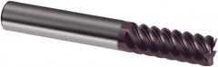 Guhring - 14mm, 26mm LOC, 14mm Shank Diam, 83mm OAL, 6 Flute, Solid Carbide Square End Mill - Single End, FIREX Finish, Spiral Flute, 55° Helix, Right Hand Cut, Right Hand Flute, Series 3715 - Americas Industrial Supply