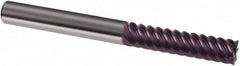 Guhring - 12mm, 45mm LOC, 12mm Shank Diam, 150mm OAL, 6 Flute, Solid Carbide Square End Mill - Single End, FIREX Finish, Spiral Flute, 55° Helix, Right Hand Cut, Right Hand Flute, Series 3716 - Americas Industrial Supply