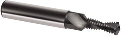 Guhring - M8x1.25 Metric, 0.2677" Cutting Diam, 2 Flute, Solid Carbide Helical Flute Thread Mill - Internal Thread, 18.7mm LOC, 74mm OAL, 10mm Shank Diam - Americas Industrial Supply