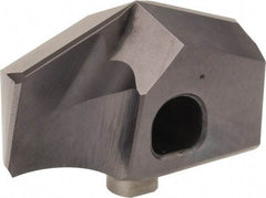 Guhring - Series 4112, 23.5mm Diam Grade K/P 140° Replaceable Drill Tip - Carbide, Nano-FIREX Finish, 235 Seat Size - Americas Industrial Supply
