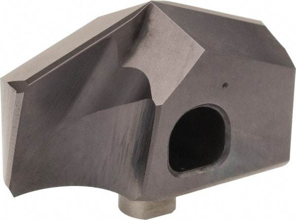 Guhring - Series 4112, 15.1mm Diam Grade K/P 140° Replaceable Drill Tip - Carbide, Nano-FIREX Finish, 150 Seat Size - Americas Industrial Supply