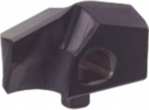 Guhring - Series 4111, 27/32" Diam Grade K/P 145° Replaceable Drill Tip - Carbide, nano-A Finish, 210 Seat Size - Americas Industrial Supply
