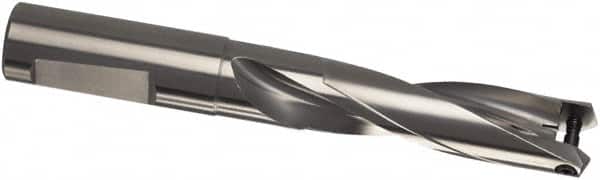 Guhring - 23.5 to 23.99mm Diam, 3xD, 74.9mm Max Depth, 25mm Shank Diam, 170mm Flute, 170mm OAL, Replaceable Tip Drill - HT 800 WP Insert, 230 Seat Size, 3xD HT 800 WP Toolholder, Series 4107 - Americas Industrial Supply