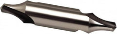 Combo Drill & Countersink: Metric, High Speed Steel Bright (Polished) Finish, Right Hand Cut, Series 583