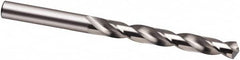 Guhring - #13 118° Solid Carbide Jobber Drill - Bright Finish, Right Hand Cut, Spiral Flute, 80mm OAL, Faceted Point - Americas Industrial Supply