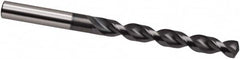 Guhring - #25 130° Cobalt Jobber Drill - TiCN Finish, Right Hand Cut, Parabolic Flute, 75mm OAL, Cone Relief Point - Americas Industrial Supply