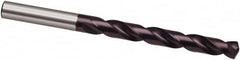 Guhring - 27/64" 130° Cobalt Jobber Drill - FIREX Finish, Right Hand Cut, Spiral Flute, 142mm OAL, Cone Relief Point - Americas Industrial Supply