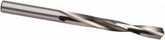 Guhring - 7/32" 118° High Speed Steel Jobber Drill - Bright Finish, Right Hand Cut, Spiral Flute, 93mm OAL, Cone Relief Point - Americas Industrial Supply