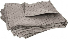 PRO-SAFE - 20.5 Gal Capacity per Package, Universal Pad - 17" Long x 15" Wide, Gray, Polypropylene - Americas Industrial Supply