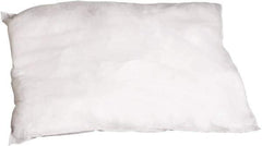 PRO-SAFE - 9 Inch Long x 9 Inch Wide x 2 Inch High, White Sorbent Pillow - 15 Gallon Capacity, Oil Only - Americas Industrial Supply