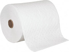 PRO-SAFE - 28 Gal Capacity per Package, Oil Only Roll - 150' Long x 18" Wide, White, Polypropylene - Americas Industrial Supply