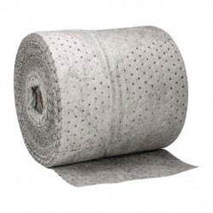 PRO-SAFE - 20 Gal Capacity per Package, Universal Roll - 150' Long x 15" Wide, Gray, Polypropylene - Americas Industrial Supply
