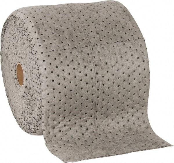 PRO-SAFE - 24 Gal Capacity per Package, Universal Roll - 150' Long x 15" Wide, Gray, Polypropylene - Americas Industrial Supply