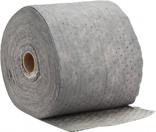 PRO-SAFE - Universal Use, 67 Gallon Package Capacity Sorbent Roll - 300' Long x 15" Wide, Gray - Americas Industrial Supply