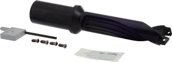 Allied Machine and Engineering - 26 to 28.57mm Diam, 3xD, 3-27/64" Max Depth, 1-1/4" Shank Diam, 7-11/32" OAL, Replaceable Tip Drill - Series 26 - Americas Industrial Supply