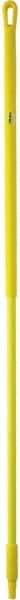Vikan - 59 x 1-1/4" Fiberglass Squeegee Handle - European Threaded Connection, Yellow - Americas Industrial Supply