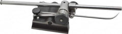 Starrett - 2 Spindle, 9 and 12 Inch Spindle Length, Surface Gage - 3 Inch Long x 2-9/16 Inch Wide Base, Hardened Steel - Americas Industrial Supply