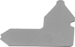 Starrett - 5/64 Inch Radius Gage - Satin Chrome Finish, Stainless Steel - Americas Industrial Supply
