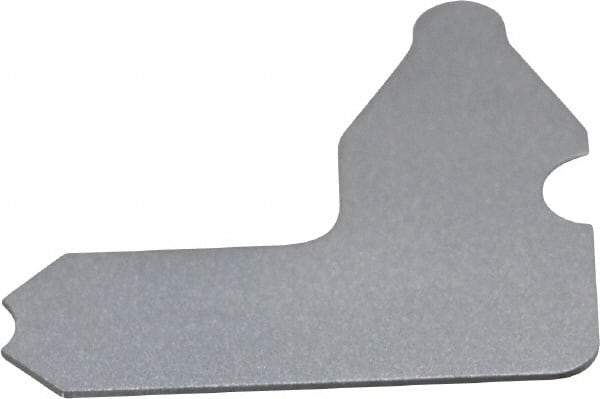 Starrett - 7/64 Inch Radius Gage - Satin Chrome Finish, Stainless Steel - Americas Industrial Supply