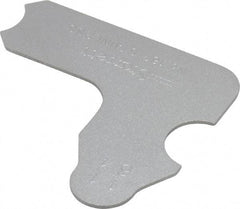 Starrett - 11/64 Inch Radius Gage - Satin Chrome Finish, Stainless Steel - Americas Industrial Supply