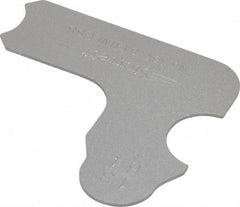 Starrett - 13/64 Inch Radius Gage - Satin Chrome Finish, Stainless Steel - Americas Industrial Supply