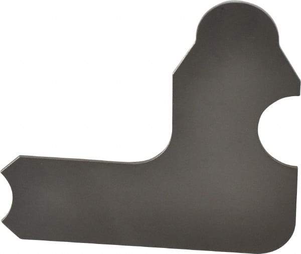 Starrett - 11/32 Inch Radius Gage - Satin Chrome Finish, Stainless Steel - Americas Industrial Supply