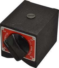 Starrett - 250 Lb Magnetic Pull, Indicator Positioner & Holder with Base - 3" Base Height, 3-1/2" Base Length, 3" Base Width - Americas Industrial Supply