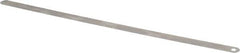 Starrett - 14 Piece, 0.03 to 0.5mm Parallel Feeler Gage Set - 300mm Long x 12-1/2mm Wide, Tempered Steel - Americas Industrial Supply