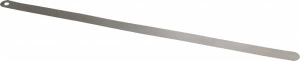 Starrett - 0.04mm Thick x 1/2 Inch Wide x 300mm Leaf Length, Parallel Feeler Gage - Tempered Steel - Americas Industrial Supply