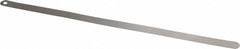 Starrett - 0.04mm Thick x 1/2 Inch Wide x 300mm Leaf Length, Parallel Feeler Gage - Tempered Steel - Americas Industrial Supply