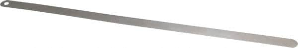 Starrett - 0.06mm Thick x 1/2 Inch Wide x 300mm Leaf Length, Parallel Feeler Gage - Tempered Steel - Americas Industrial Supply