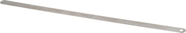 Starrett - 0.1mm Thick x 1/2 Inch Wide x 300mm Leaf Length, Parallel Feeler Gage - Tempered Steel - Americas Industrial Supply