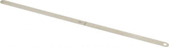 Starrett - 0.15mm Thick x 1/2 Inch Wide x 300mm Leaf Length, Parallel Feeler Gage - Tempered Steel - Americas Industrial Supply