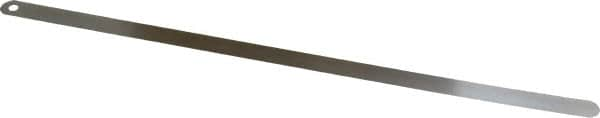 Starrett - 0.3mm Thick x 1/2 Inch Wide x 300mm Leaf Length, Parallel Feeler Gage - Tempered Steel - Americas Industrial Supply