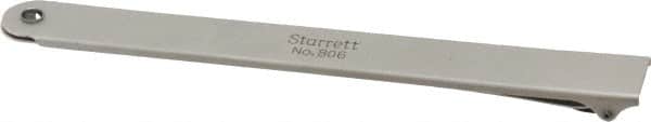 Starrett - Single End Feeler Gage Holder - Use with 0.03 to 0.5mm Single Leaves or Strips - Americas Industrial Supply