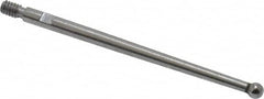 Starrett - 2mm Ball Diam, Carbide, Ball Test Indicator Contact Point - 1-5/16" Contact Point Length, Use with Starrett 811 & 811M Dial Test Indicators - Americas Industrial Supply