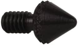 Starrett - #4-48, 1/16" Ball Diam, Steel Tapered Contact Point - 3/16" Contact Point Length, Use with AGD Dial Indicators - Americas Industrial Supply