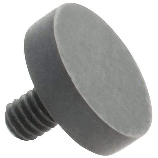 Starrett - #4-48, 3/8" Ball Diam, Steel Flat Contact Point - 3/32" Contact Point Length, Use with 650 & 651 Back Plunger Dial Indicators, AGD Dial Indicators - Americas Industrial Supply