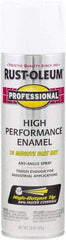 Rust-Oleum - White, Gloss, Rust Proof Enamel Spray Paint - 14 Sq Ft per Can, 15 oz Container, Use on Multipurpose - Americas Industrial Supply