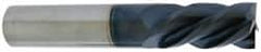 Accupro - 1", 1-3/4" LOC, 1" Shank Diam, 4" OAL, 4 Flute, Solid Carbide Square End Mill - Americas Industrial Supply