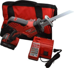 Milwaukee Tool - 18V, 0 to 3,000 SPM, Cordless Reciprocating Saw - 3/4" Stroke Length, 13" Saw Length, 1 Lithium-Ion Battery Included - Americas Industrial Supply