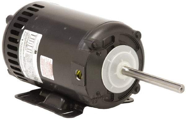 US Motors - 1 hp, OPAO Enclosure, Auto Thermal Protection, 1,140 RPM, 208-230/460 Volt, 60 Hz, Three Phase Standard Efficient Motor - Size 56HZ Frame, Rigid Mount, 1 Speed, Ball Bearings, 7.2/3.6 Full Load Amps, B Class Insulation, Reversible - Americas Industrial Supply