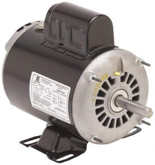 US Motors - 2 hp, ODP Enclosure, Auto Thermal Protection, 1,740 RPM, 115/230 Volt, 60 Hz, Single Phase Capacitor Start-Cap Run Motor - Size 56H Frame, Rigid Mount, 1 Speed, Ball Bearings, 19.4/9.7 Full Load Amps, B Class Insulation, Reversible - Americas Industrial Supply