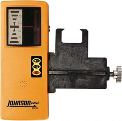 Johnson Level & Tool - Laser Level 9 V Battery, Laser Detector - Use With Red Beam Rotary Laser - Americas Industrial Supply