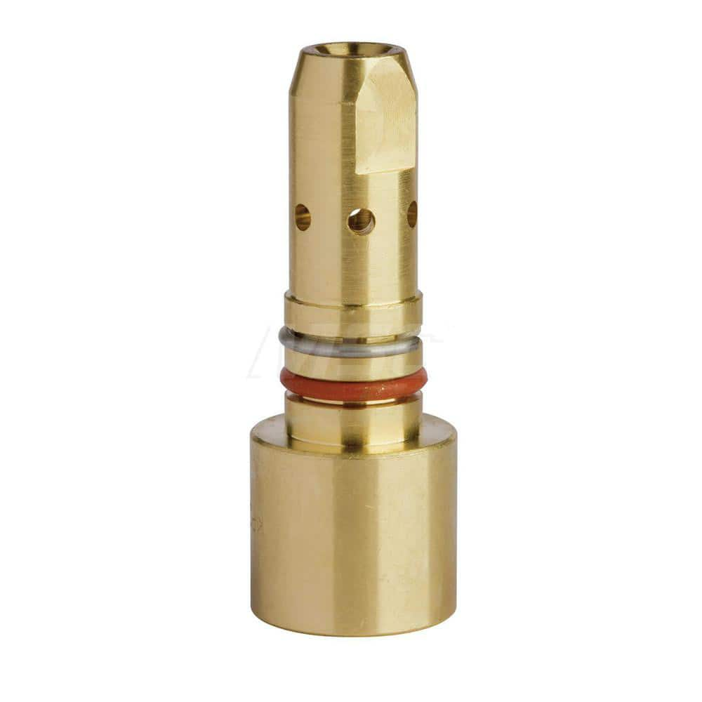 MIG Welder Gas Diffuser: Non-Threaded 350A Max, Brass, Use with Magnum PRO Welding Gun